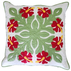 Pillow Cover 18x18-Hibiscus Flowers 13