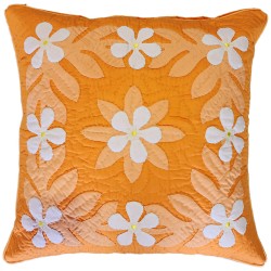 Pillow Cover 18x18-Plumeria Lei 05