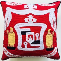 Pillow Cover 18x18-Hawaiian Crest - Red