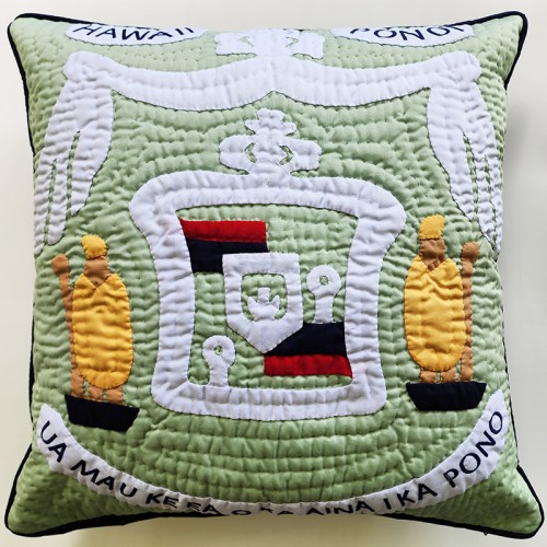 Pillow Cover 18x18-Hawaiian Crest - Sage