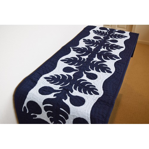 Runner 20"x70"- Breadfruit - Navy