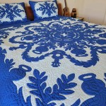 Hawaiian Bedspread-Ukulele & Ipu-Single Size 