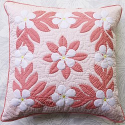 Pillow Cover 18x18-Plumeria Lei 02