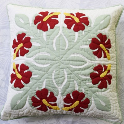 Pillow Cover-Hibiscus 09