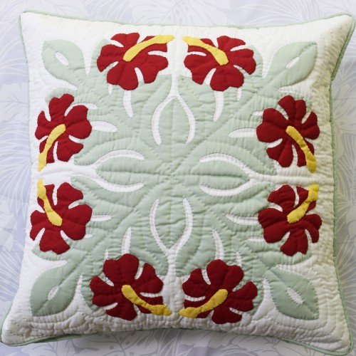 Pillow Cover 18x18-Hibiscus Flowers 05