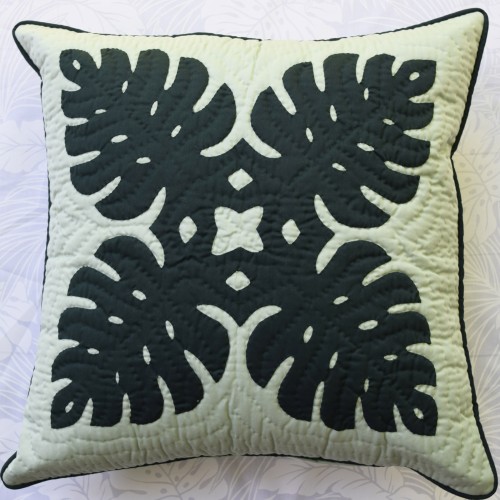 Pillow Cover 18x18-Monstera Leaves 01