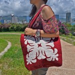 Quilted Tote Bag Breadfruit 2