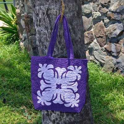 Quilted Tote Bag Pineapple 4