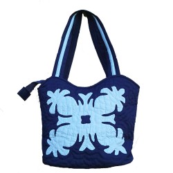 Bucket Bag - Pineapples - Baby Blue