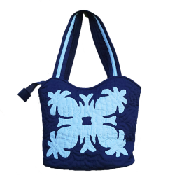 Bucket Bag - Pineapples - Baby Blue