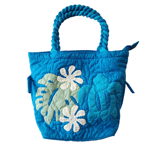 Hili Bag - Sea Turtles - Aqua Blue