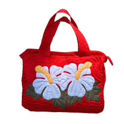 Nui Bag - Hibiscus - Red