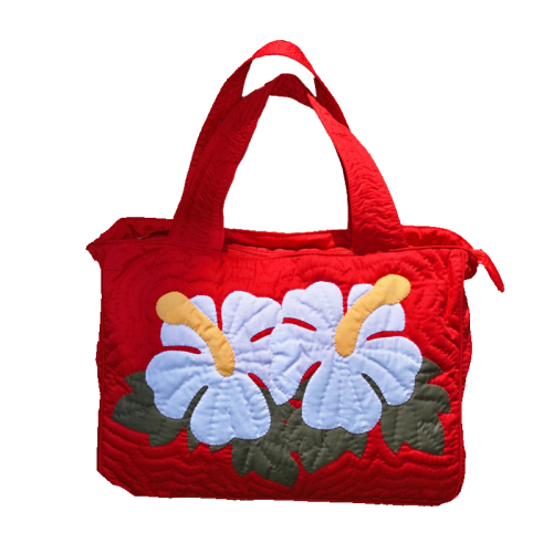 Nui Bag - Hibiscus - Red