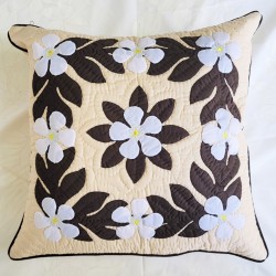 Pillow Cover 18x18-Plumeria Lei 03