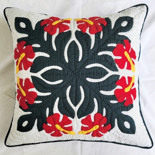 Pillow Cover 18x18-Hibiscus Flowers 04