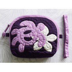 Pouch Bag / Cosmetic Pouch - Sea Turtle -Purple