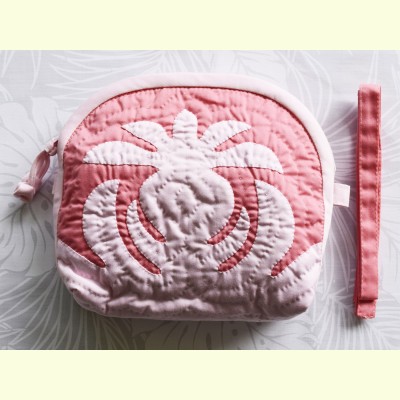 Pouch w/Strap - Pineapple Pink