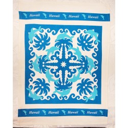 Flour Sack Kitchen Towel - Dolphins