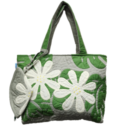 Nui Bag - Tiare Flowers - Sage