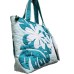 Nui Bag - Tiare Flowers - Aqua Blue