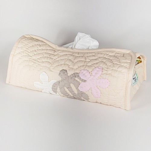 Tissue Box Cover-Sea Turtle - beige