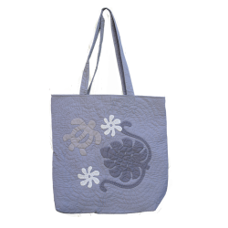 Eco Tote Bag - Sea Turtle - Grey