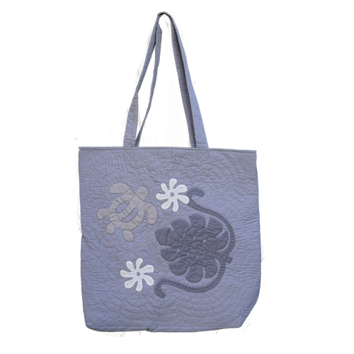 Eco Tote Bag - Sea Turtle - Grey