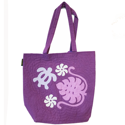 Eco Tote Bag - Sea Turtle - Lavender