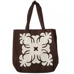 Eco Tote Bag - Pineapples - Brown