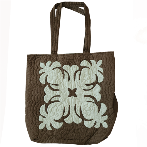 Eco Tote Bag - Pineapples - Army Green