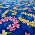 Hawaiian Fabric By The Yard -  Plumeria Flowers