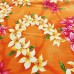 Hawaiian Fabric By The Yard -  Plumeria Flowers