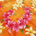 Hawaiian Fabric By The Yard -  Plumeria Flowers